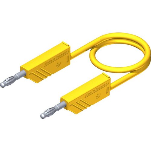 SKS Hirschmann CO MLN 100/2\,5 merilni vod [lamelni vtič 4 mm - lamelni vtič 4 mm] 1.00 m rumena 4 mm PVC-merilni kabel\, 2\,5 mm&amp;Euml;&amp;gt; 934063103 (20422712) Slike