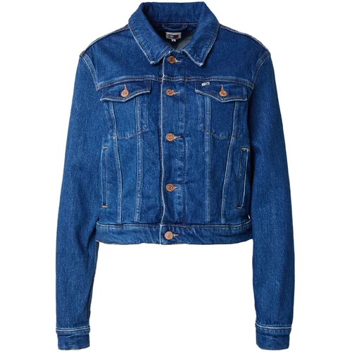 Tommy Jeans Prehodna jakna 'Izzie' modra