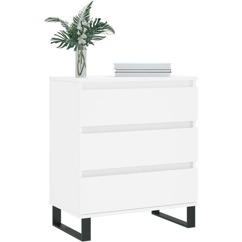 VidaXL Komoda bijela 60 x 35 x 70 cm od konstruiranog drva Slike