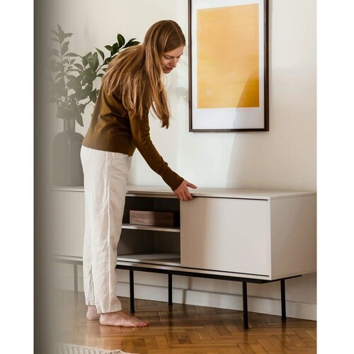 Noo.ma Sivo-bež TV omarica 189x61x42 cm Mod &amp;ndash; Slike