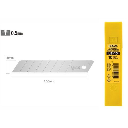 OLFA rezervni nožići 18mm LB-10 Cene
