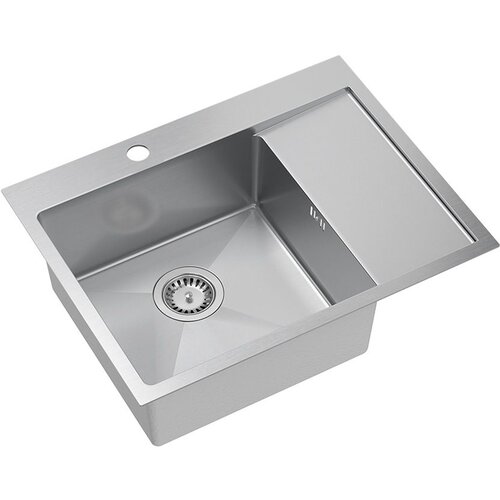 Quadron jekleno pomivalno korito russel 116 brush nickel Slike