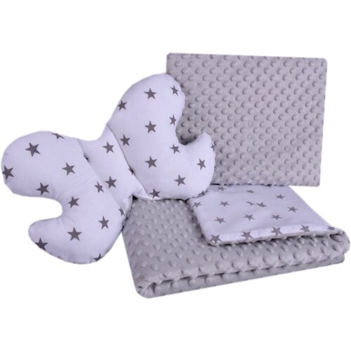 Medi Partners Set of a quilt with a pillow for a stroller Slike