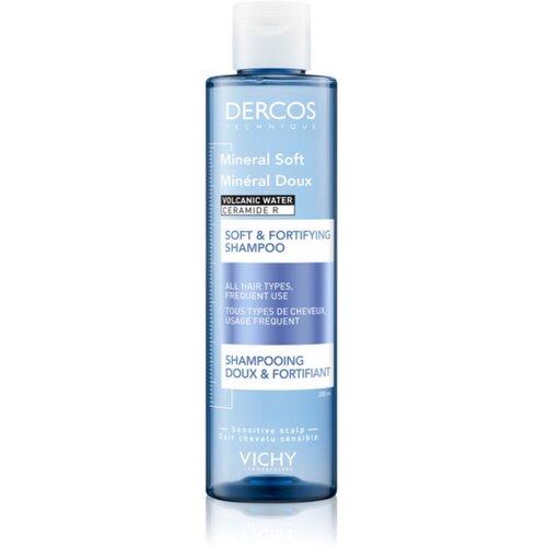 Vichy Dercos Mineral Soft &amp;scaron;ampon za okrepitev las za vse tipe las 200 ml Slike