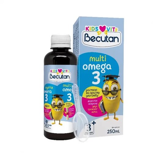 Becutan KIDS VITS Multiomega-3 sirup 250ml Cene
