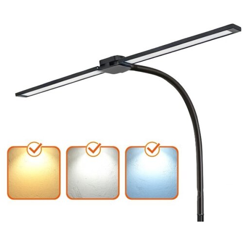  led prigu&amp;scaron;iva podna lampa teilo LED/14W/230V 3000/4000/6000K crna Slike