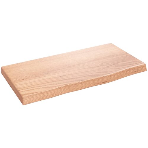 vidaXL Zidna polica svjetlosmeđa 40 x 20 x 2 cm od obrađene hrastovine Cijene