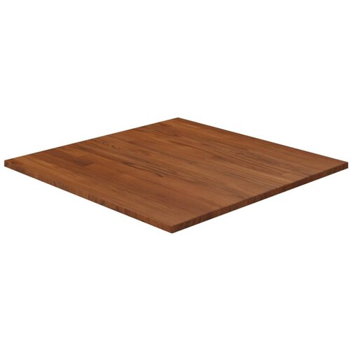 VidaXL kvadratna mizna plo&amp;scaron;ča tem. rjava 60x60x1,5 cm trdna hrastovina Slike