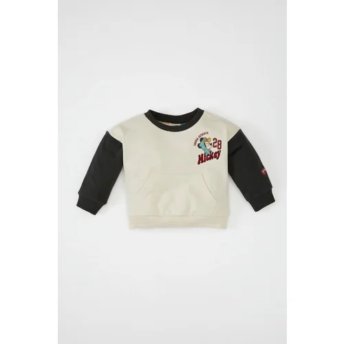 Defacto Baby Boy Disney Mickey & Minnie Crew Neck Sweatshirt