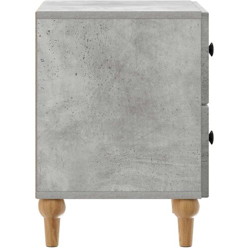  Noćni ormar s ladicama 2 pcs Betonska siva 43 x 34,5 x 48 cm Slike