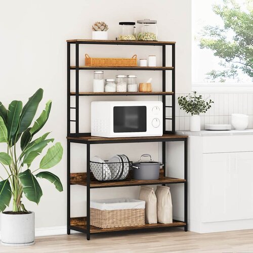 vidaXL Kuhinjska polica Dimljeni oreh 100 x 40 x 168 cm Cene