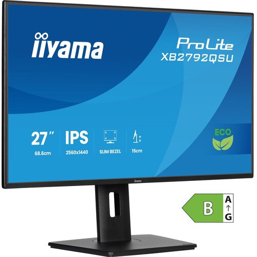 Iiyama ProLite XB2792QSU-B1 computer monitor 68.6 cm (27) 2560 x 1440 pixels Quad HD LED Black Cijene