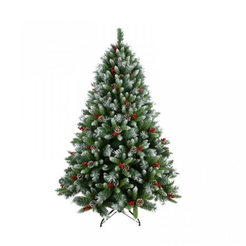 Olimp Sport Novogodišnja jelka Snežna sa šišarkama i bobicama 180 cm 220028 Cene