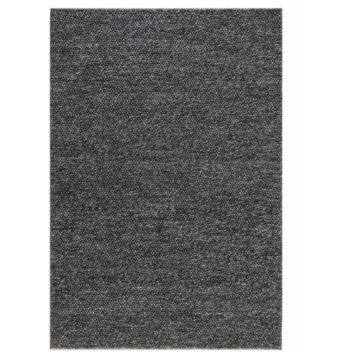 Flair Rugs Tamno sivi vuneni tepih Minerals, 160 x 230 cm