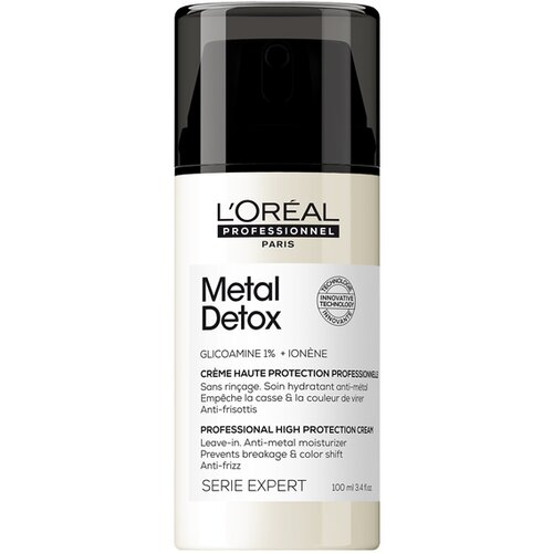 L&amp;acute;Or&amp;eacute;al Paris Metal Detox Professional High Protection Cream za&amp;scaron;čitna krema za lase brez izpiranja 100 ml za ženske Slike