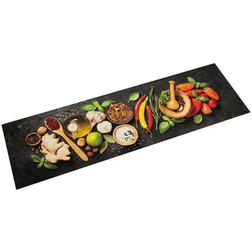  Tepih perivi s uzorkom začina 45 x 150 cm baršunasti Cijene