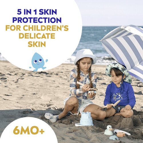 Nivea Sun Babies &amp;amp; Kids Sensitive Protect Spray SPF50+ sprej za za&amp;scaron;titu od sunca za osjetljivu kožu 270 ml Slike