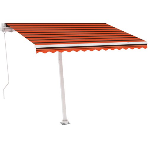 Maison Chic Prostostoječa ročno zložljiva tenda - Senčniki 300x250 cm oranžna/rjava, (22039109) Cene