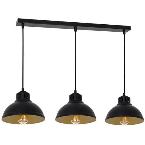  Luster na sajli SVEN 3xE27/15W/230V crna/zlatna Cene