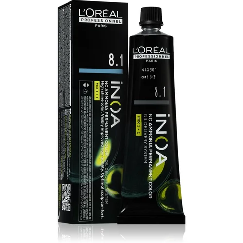 L´Oréal Paris Inoa trajna boja za kosu bez amonijaka nijansa 8.1 60 ml