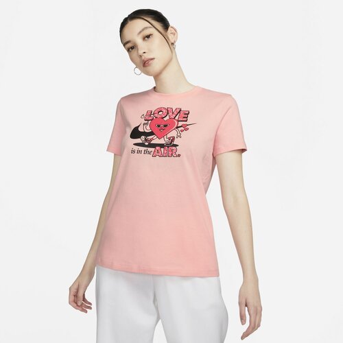 Nike W NSW TEE SS VDAY, ženska majica, pink DN5878 Slike