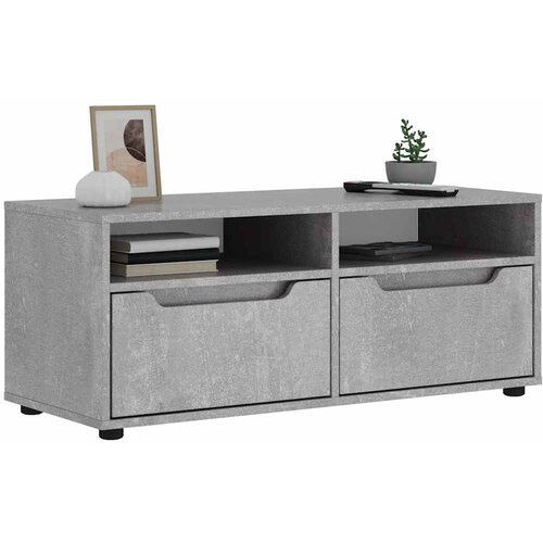 TV ormarić VISNES beton sivi 100x40x38 cm konstruirano drvo Cijene