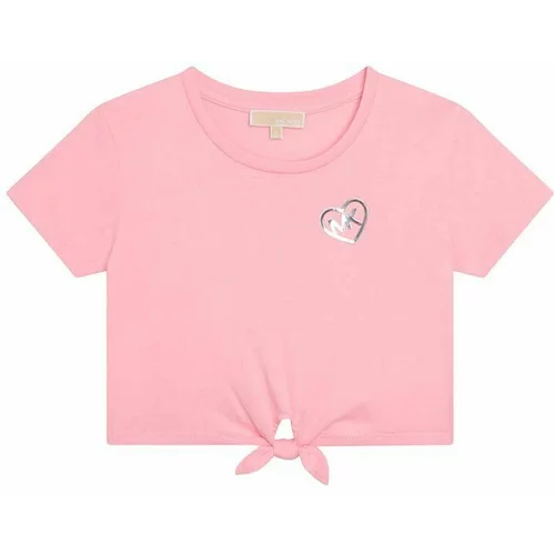Michael Kors Dječja majica kratkih rukava boja: ružičasta