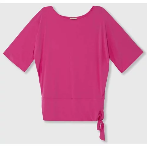 Michael Kors Haljina za plažu SIDE TIE COVER UP boja: ružičasta, MM7M749
