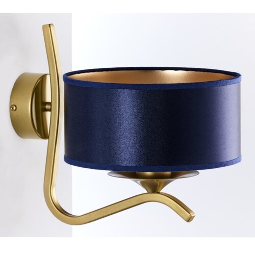 Jupiter 2115 - zidna lampa kaszmir 1xE27/15W/230V plava/zlatna Slike