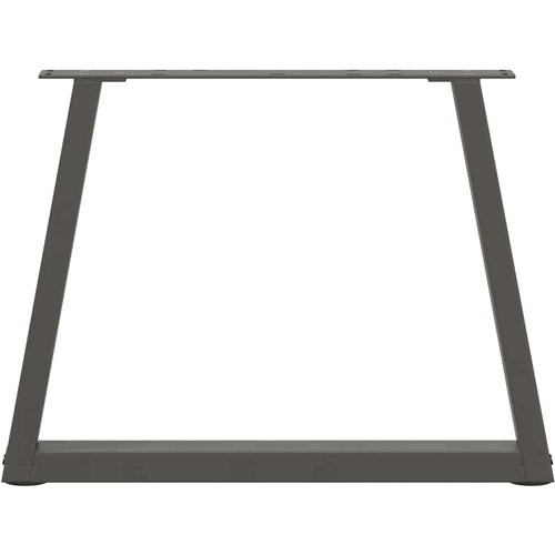 VidaXL Noge blagovaonskog stola V-oblika 2 kom antracit 70x(42-43,3)cm Slike