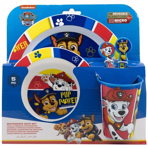 STOR komplet jedilni set Paw Patrol pup Slike