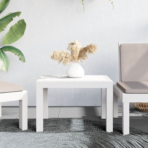  Vrtni stol bijeli 59 x 47 x40 cm PP Slike