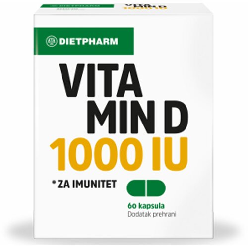 Dietpharm vitamin d 1000IU 60 kapsula Slike