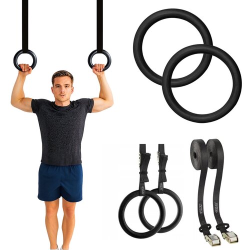 Monkey Gym Gimnastični Obročki Abs Črna, (5000081538) Cene