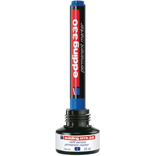  TINTA ZA MARKER PERMANENTNI 25ML EDDING MTK25 PLAVA Slike