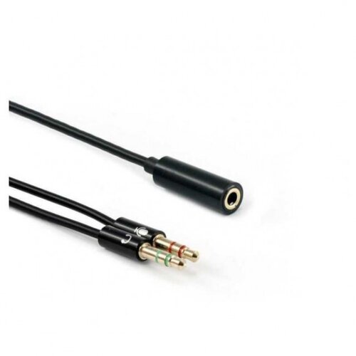 S Box Kabl Audio 2 x 3,5 mm M / 1 x3,5 mm F, 0,2 m Cene