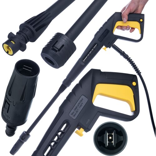 Rosfix pistol za K&amp;auml;rcher K2-K7 z ventilom pzwkc (montaža click connect) z cevjo in &amp;scaron;obo vario, (21739198) Slike