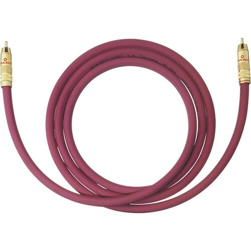 Oehlbach cinch avdio priključni kabel [1x mo&amp;scaron;ki cinch konektor - 1x mo&amp;scaron;ki cinch konektor] 6.00 m bordo rdeča pozlačeni konektorji NF 214 SUB, (20432322) Slike