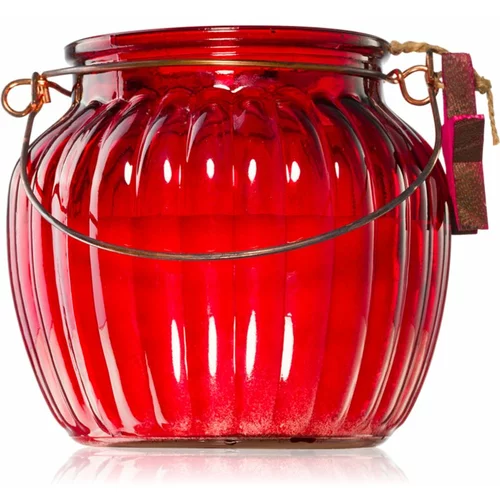 Wax Design Red Candle With Handle dišeča sveča 11 cm