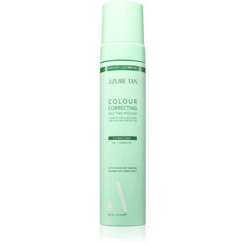 Azure Tan Green Base pjena za samotamnjenje za tijelo nijansa Extreme Dark 200 ml Slike