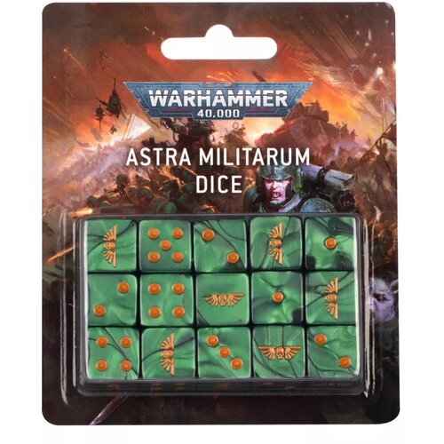 Games Workshop Warhammer 40000: Astra Militarum Dice Cene