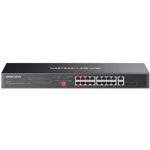Mercusys MS120GP(UN) 20-Port gigabit rackmount switch with 16-Port poe+ Cene