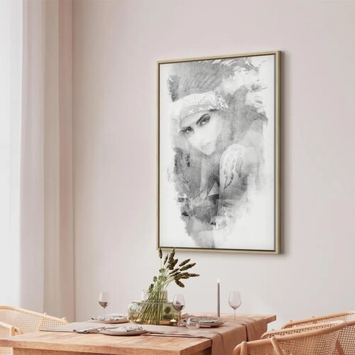  Slika - Ethnic Look (1 Part) Vertical 60x90 U prirodnom drvenom okviru Slike