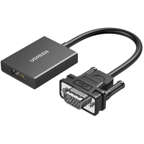 Ugreen Adapter konverter VGA na HDMI + Audio port 1080P/60Hz CM513 Cene