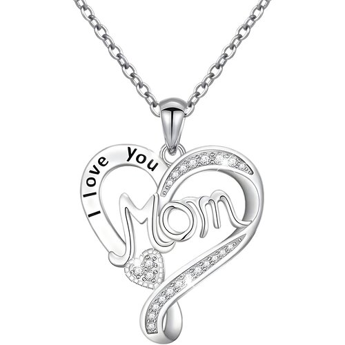 IZMAEL Ogrlica I Love You Mom - Srebrna Cijene
