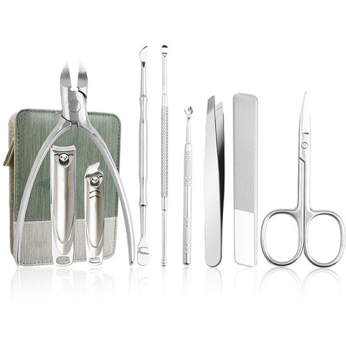 INF 9-delni set ščipalk za nohte Silver, (21354412) Cene