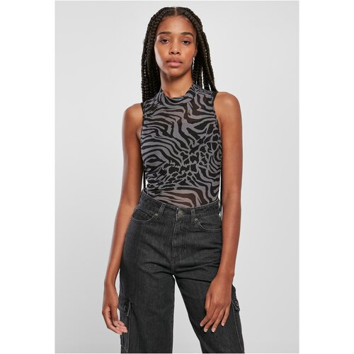 Urban Classics Women's Sleeveless Mesh Body Asphalt/Black Cijene