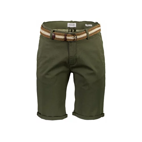 Lindbergh Kratke hlače iz tkanine 30-505044 Zelena Slim Fit
