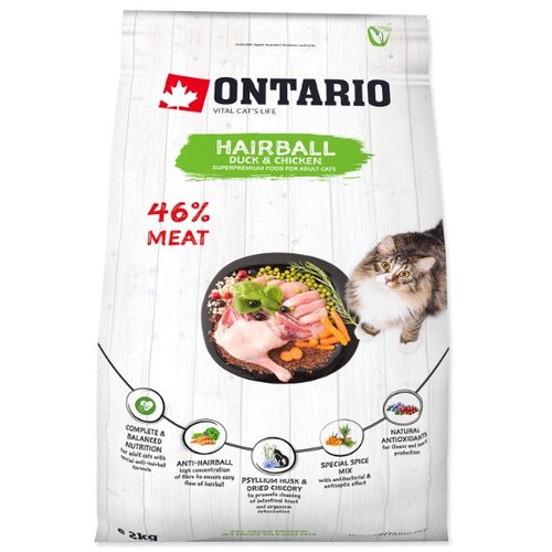 Ontario Cat Hairball - raca in pi&scaron;čanec 2 kg Cene