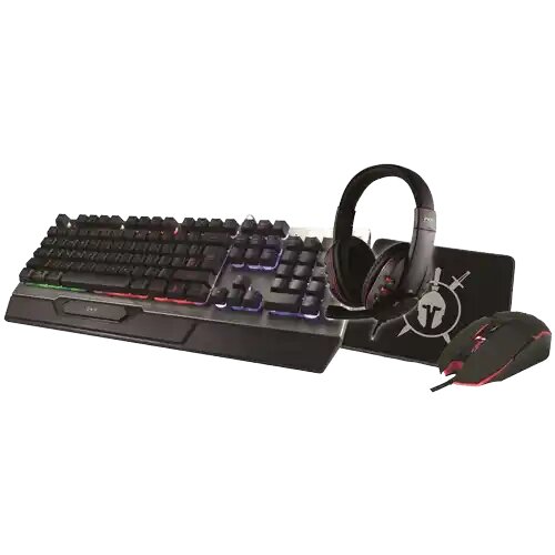 MS Industrial Gaming set Elite C500 4u1 Tastatura, miš, slušalice, podloga Slike